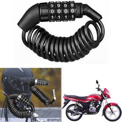 ENEMYT Stainless Steel Combination Lock For Helmet