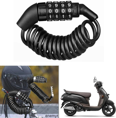 ENEMYT Stainless Steel Combination Lock For Helmet