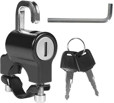 Pamidhar Stainless Steel, Aluminium Key Lock For Helmet
