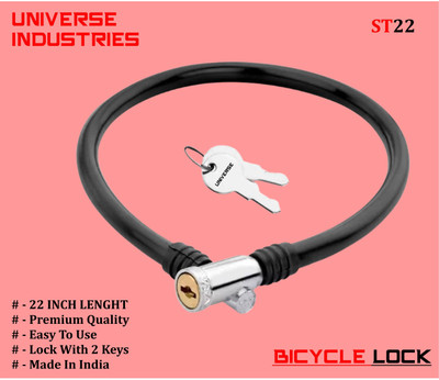 Universe Iron Cable Lock For Helmet