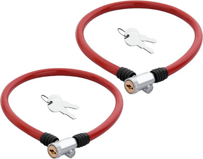KONIO Multipurpose Cable Lock for Cycles, Bikes, Helmets(Pack-1) Cycle Lock