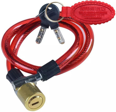 Universe Brass, Iron Cable Lock For Helmet