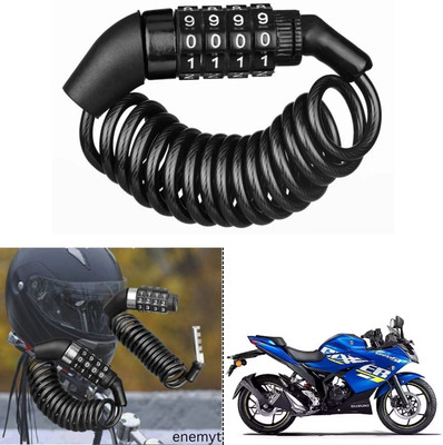 ENEMYT Stainless Steel Combination Lock For Helmet