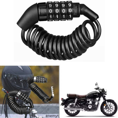 ENEMYT Stainless Steel Combination Lock For Helmet