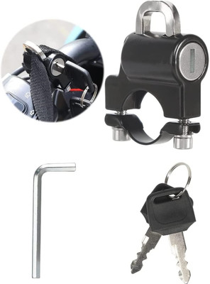 SHOPONIL Aluminium, Plastic Key Lock For Helmet