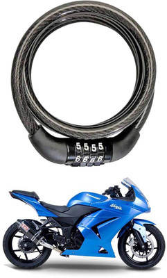 SHOOLIN Plastic, Steel Combination Lock For Helmet