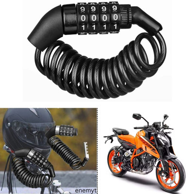 ENEMYT Stainless Steel Combination Lock For Helmet