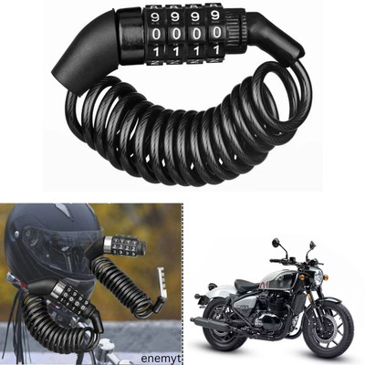 ENEMYT Stainless Steel Combination Lock For Helmet