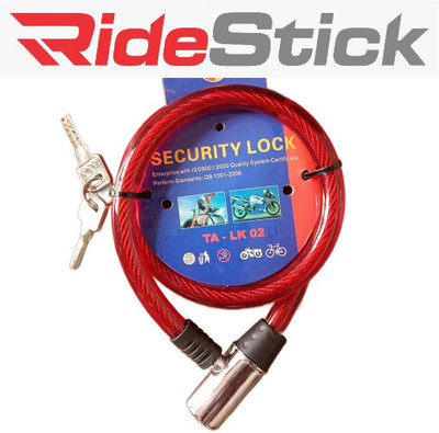 RideStick Steel Cable Lock For Helmet