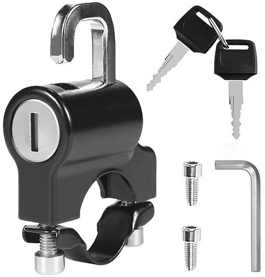 KGBTREADS Aluminium, Stainless Steel Key Lock For Helmet