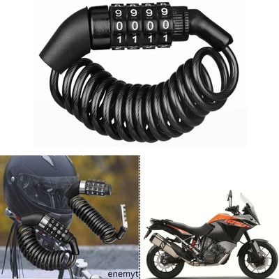 ENEMYT Stainless Steel Combination Lock For Helmet