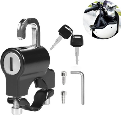BIKEBLOOM Aluminium Key Lock For Helmet