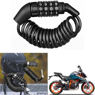 ENEMYT Stainless Steel Combination Lock For Helmet