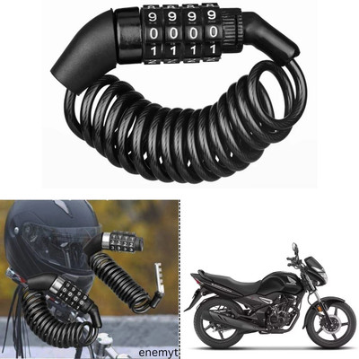 ENEMYT Stainless Steel Combination Lock For Helmet