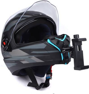 SHAH ENTERPRISES Helmet Stand Camera Mount(Black & Blue Combination)