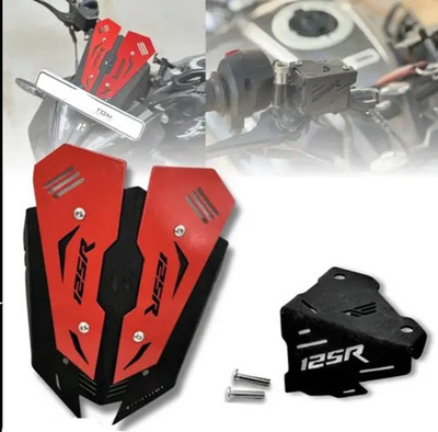 IMAD TRADING Premium Xtreme 125R Visor | Metal Windshield for Xtreme 125R Bike Headlight Visor