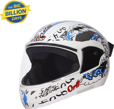 OZONE MULTICOLOUR_HYENA HELMET A16 Motorbike Helmet(Multicolor)