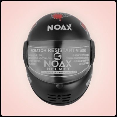 NOAX SOLID BRANDED & ISI MARKED HELMET FOR UNISEX SAFE RIDE(SLFK-904 Motorbike Helmet(Blue)