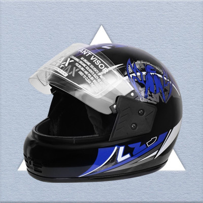 NOAX KING OF HELMET UNISEX OPEN FACE motorbike HELMET-Blue97 Motorbike Helmet(Blue)