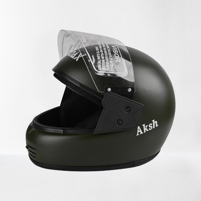 NOAX unisex full face good hard quality helmet @606 Motorbike Helmet(Grey)