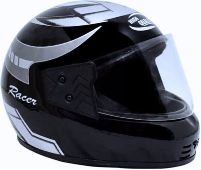 RDX _ SLIVER KIMI FULL FACE HELMAT WITH ISI CERTIFIED ( SAVE PRECIOUS LIFE ) Motorbike Helmet(Silver)
