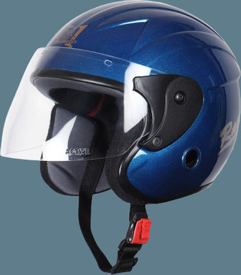 nextin nano_192 Motorbike Helmet(Blue)