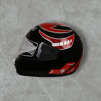 NOAX KING OF HELMET UNISEX OPEN FACE motorbike HELMET-Blue102102-Red kimi-ABCD Motorbike Helmet(Red)
