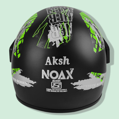 NOAX unisex full face quality good helmet @@-222-Green Motorbike Helmet(Green)