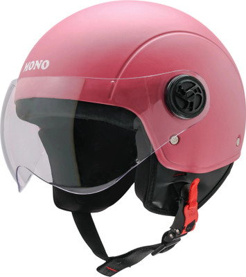 ABP MONO ISI Certified open face for men and women Motorbike Helmet(Pink)