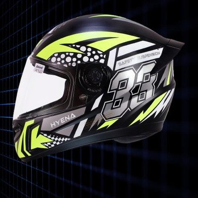 OZONE Superior Helmet_FF_JGM_@V@AD0367 Motorbike Helmet(YELLOW-BLACK)