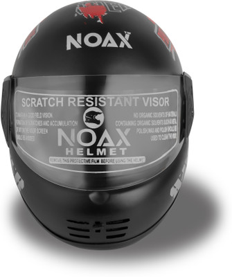 NOAX Matty Full Face for Rider Motorbike Helmet(Red)