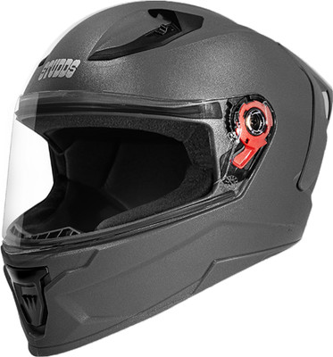 STUDDS Raider Motorbike Helmet(Grey)