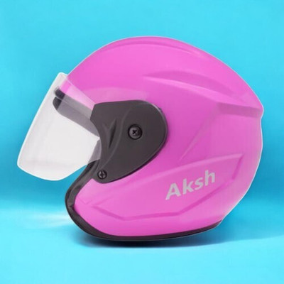 NOAX ISI MARKED KING OF HELMET UNISEX RIDDING HELMET TOP SELLING(DD-1799 Motorbike Helmet(Pink)