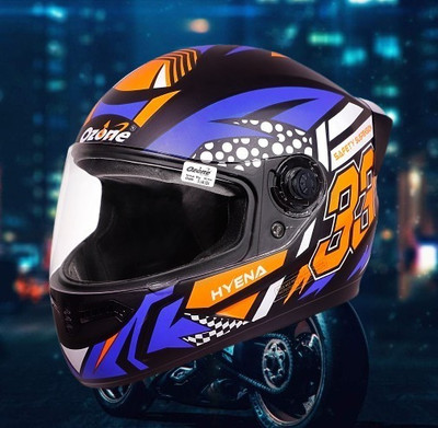 OZONE ONS_Premium Quality_Helmet_GV_@A@_30 Motorbike Helmet(BLUE BLACK)