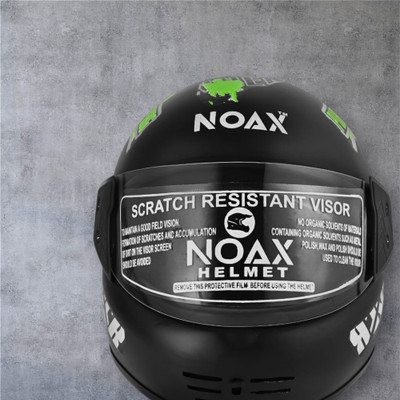 NOAX Helmet GOOD QUALITYFOR UNISEX for bike -182-Green Motorbike Helmet(Green)