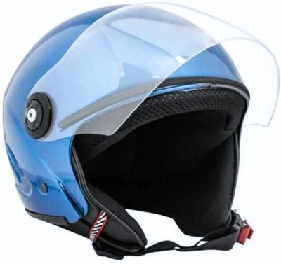 KIN Half Face Helmet_ISI certified_Blue020 Motorbike Helmet(Blue)