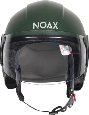 NOAX HELMET WALLA HERE TO SALE HELMET_272 Motorbike Helmet(Dark Green)