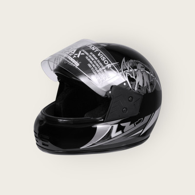 NOAX SAFETY HELMET FOR ONROAD RIDDING SOLID MATERIAL-TWO WHEELER(SLFK-AT-1476 Motorbike Helmet(Silver)