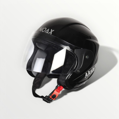 NOAX ISI marked helmet solid helmet((fk150 Motorbike Helmet(Black)