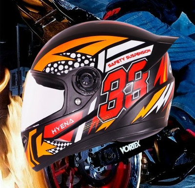 OZONE HyEnA_Super_Quality_Helmet_For Safety n Style_@LG@_0195 Motorbike Helmet(RED-BLACK)
