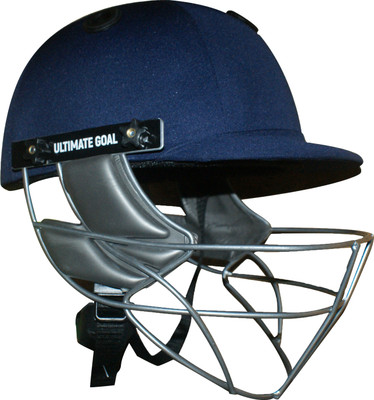ULTIMATE GOAL Sports Cricket Helmet |Steel Grill|Better Protection |Light Weight| Club (L) Cricket Helmet(Navy Blue)