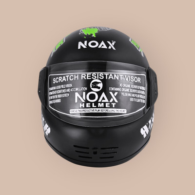 Font unisex full face good hard quality helm-259-ABC Motorbike Helmet(Green)
