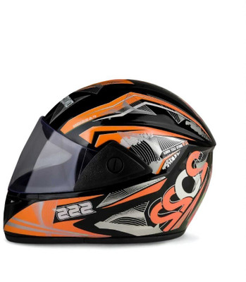deletion Jazz 2022 with Rainbow Visor ABS Material (MM-1) Motorbike Helmet(Orange)