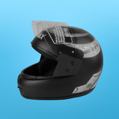NOAX UNISEX HELMET FOR SAFTY RIDING FOR BIKEE38 Motorbike Helmet(Grey)