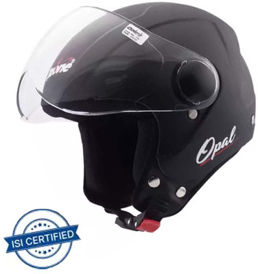 OZONE SV_OPENFACE HELMET_SUPER QUALITY_NEW MODEL_AD29 Motorbike Helmet(BLACK PLAIN)