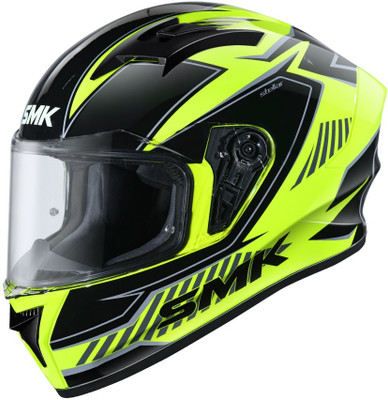 SMK Stellar Sports Adox Motorbike Helmet(Multicolor)