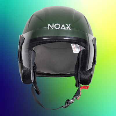 NOAX unisex open face helmet for safty117 Motorbike Helmet(Green)