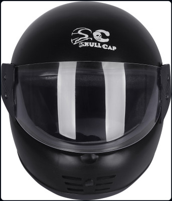SKULLCAP NEW_AREA Motorbike Helmet(Black)