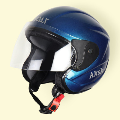 NOAX UNISEX SAFETY HELMET ONROAD HELMET- TWO WHEELER,BIKE & SCOOTER (SL-2884 Motorbike Helmet(Blue)