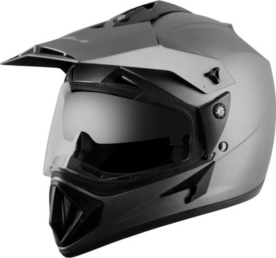 VEGA Off Road D/V Motorbike Helmet(Dull Anthracite)